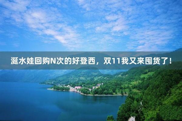 涎水娃回购N次的好登西,双11我又来囤货了!